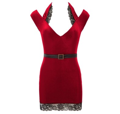 Velvet Dress red S